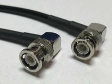 BNC Male Angle to BNC Male Angle RFC195 Coax Cable Pick Your Length HAM WIFI USA
