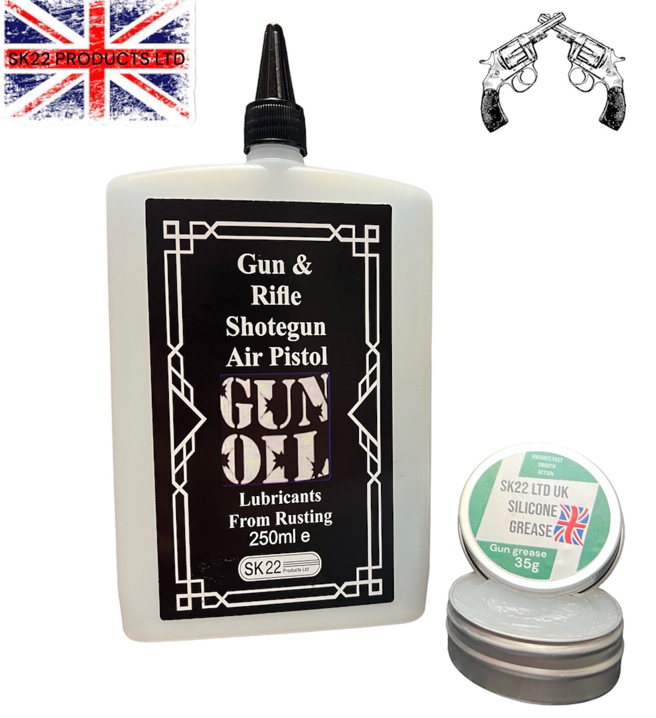 Gun & Rifle Oil Pistol Lubricant. Each Bottle Comes With Free 35g