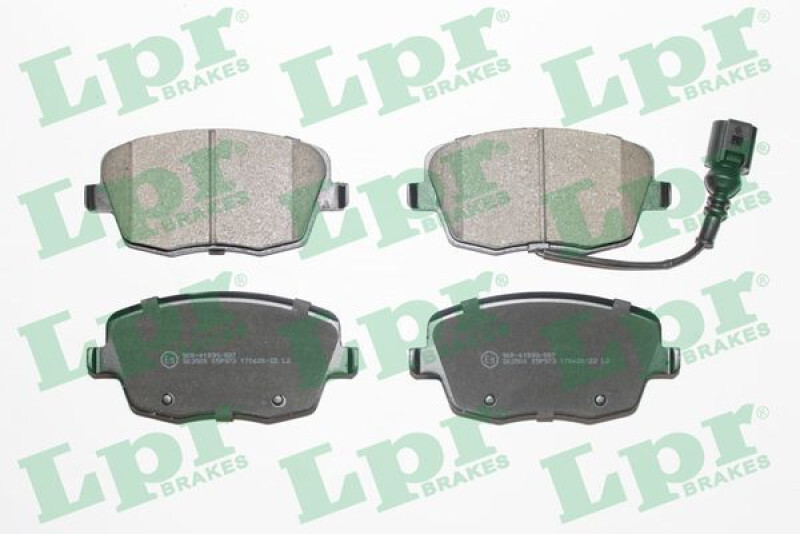 4 Plaquettes de frein avant 6Q0698151C pour Skoda Fabia 1