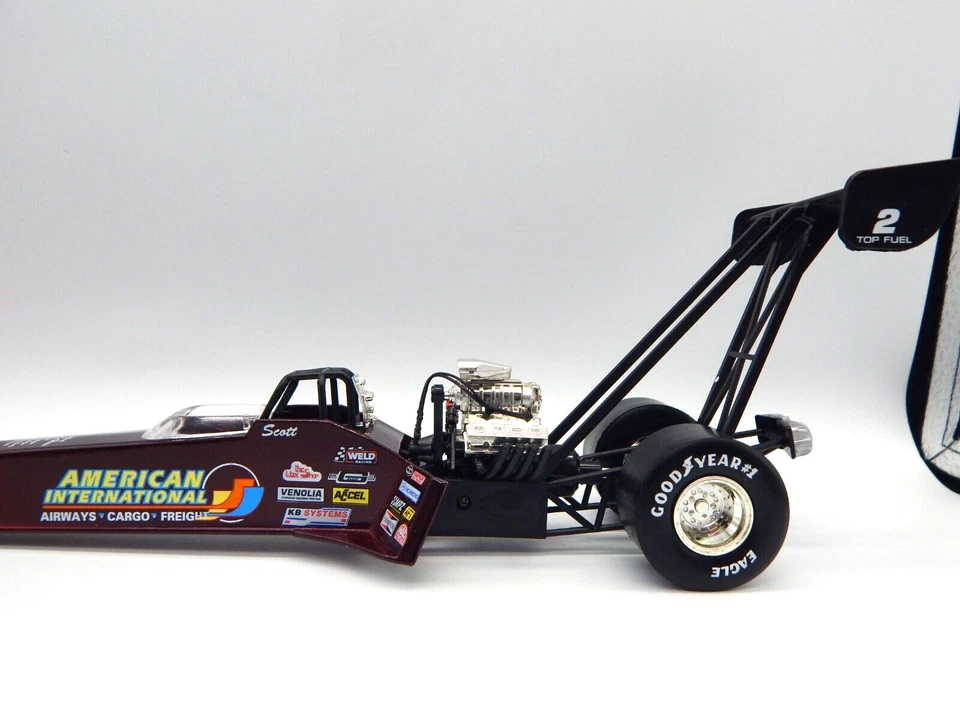 1:24th Action Scott Kalitta Top Fuel Dragster 1995 Platinum Series  -RTC1717 - Image 3 of 4