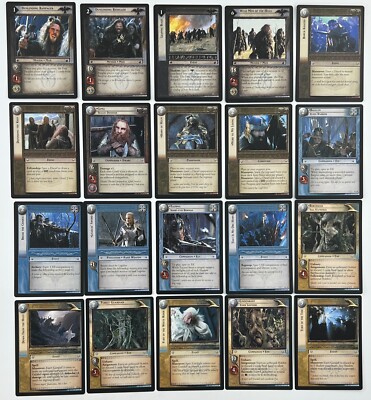 Decipher Lord of the Rings TCG: Battle of Helm's Deep Complete Set NM-LP (A)