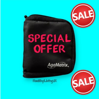 Agamatrix Wireless Jazz Tragetasche x 10 - für Diabetikermessgeräte - Reißverschluss - UVP 79,99 £