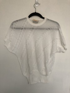 white batwing top