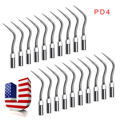 20Pcs Dental Ultrasonic Scaler Perio Tip for SATELEC DTE PD4 NEW USPS