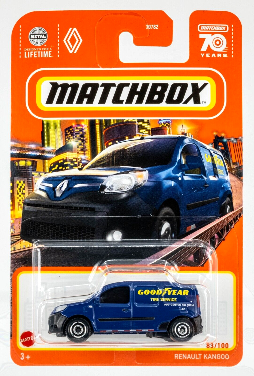2023 Matchbox #83 Renault Kangoo DARK BLUE | GOODYEAR TIRE SERVICE