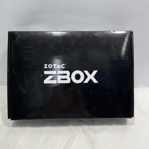ZOTAC ZBOX Mini PC, Model ZBOXSD-ID13, 4GB memory, No HD/SSD, Black