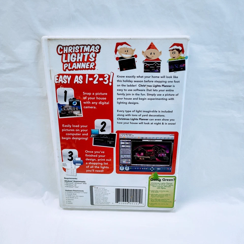  Christmas Lights Planner by SummitSoft (CD-ROM, 2007) - Image 2 of 2