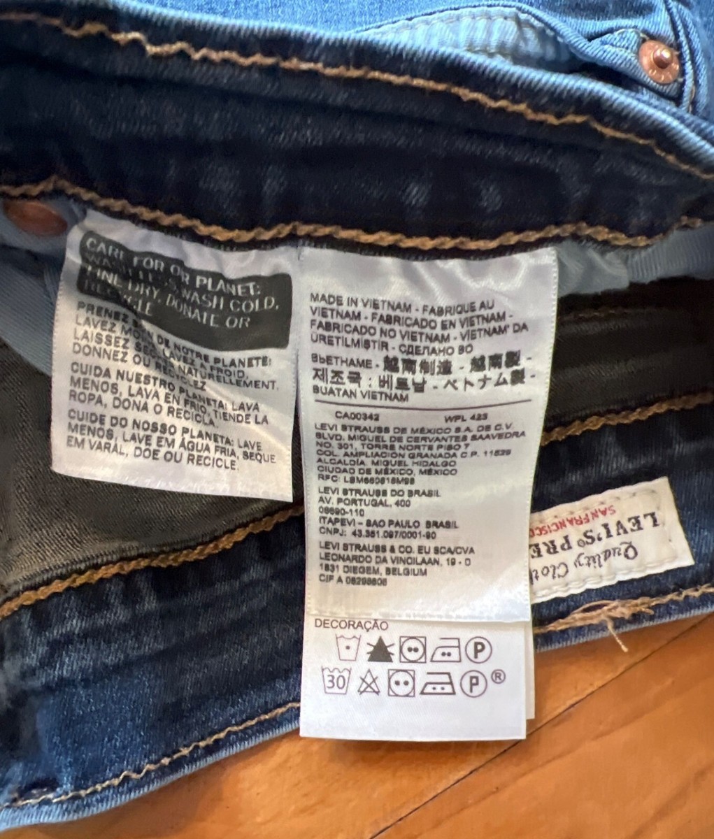 Levis Premium Mens Blue Denim Jeans W31 L32 | eBay