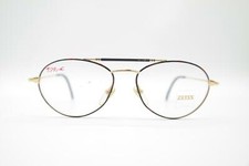 Vintage Zeiss 5603 4300 Gold Multicolored Oval Glasses Frame NOS