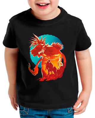 Nanaki Landscape Kinder T-Shirt anime cloud choco-bo sephiroth