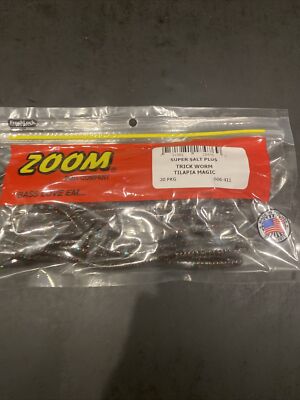 Zoom Original Trick Worm 6 1/2  Tilapia Magic