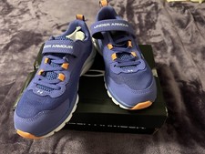 Under Armour Girls assert 9 AC Purple Running Shoes Size 2.5 Y NEW       
