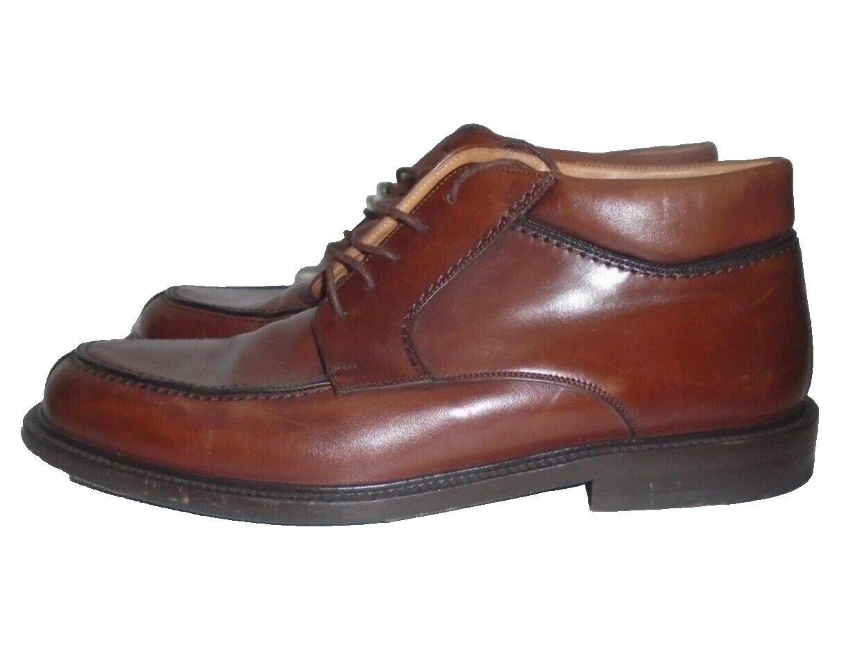 Botas de cuero Mezlan marrón para hombre