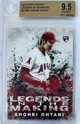 2018 Topps Shohei Ohtani RC “Legends in the Making” Rookie Card