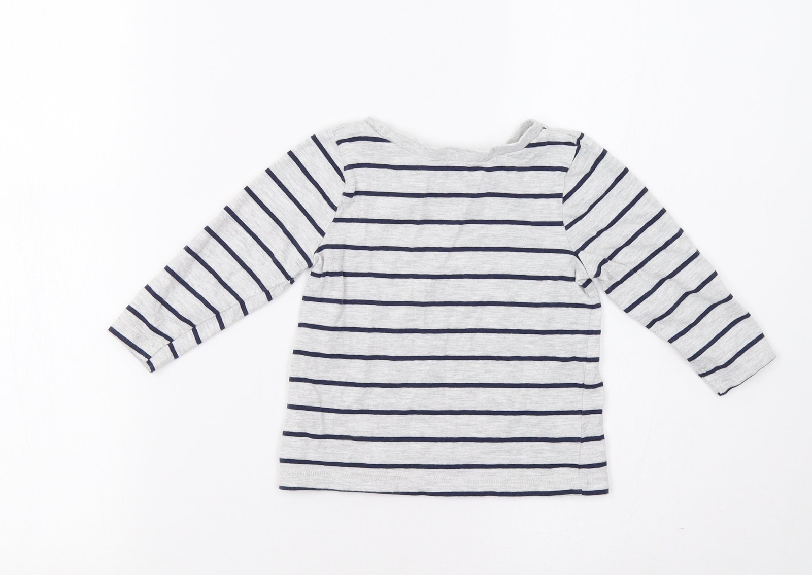 George Baby Grey Cotton Blend T-Shirt Size 12 Months image 2