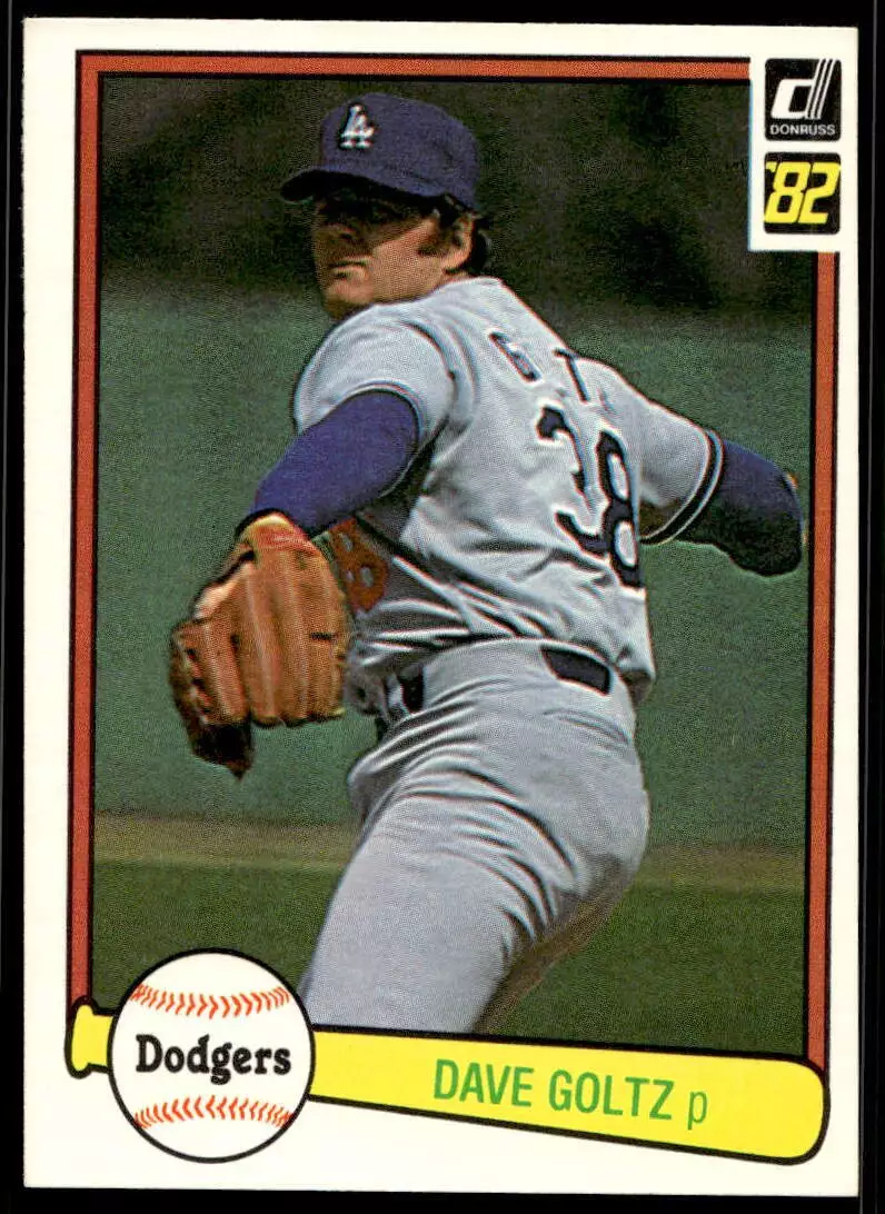 Dave Goltz trading card