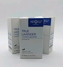 3 Hiqili Essential Oil True Lavender 1.01 Fl Oz 30ml Diffuser Bath Candle Making