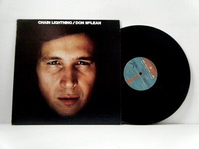 DON McLEAN LP  Chain Lightning  1978  Millenium  vinyl