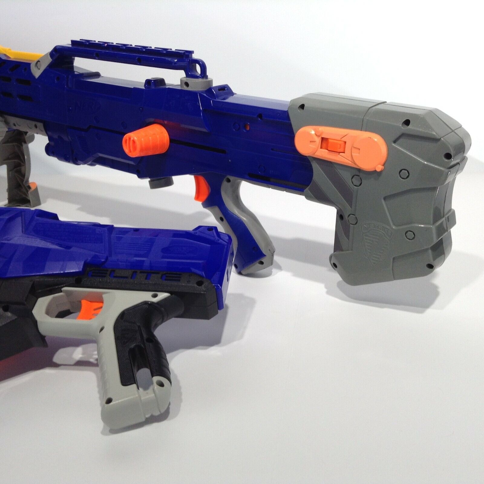 Nerf N-strike Attack Unit Pistola Lançador Azul - Escorrega o Preço