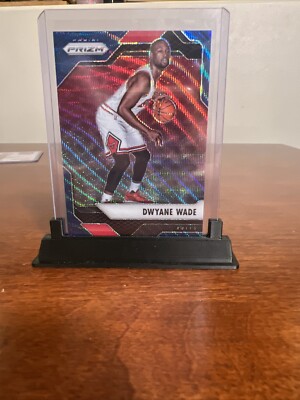 2016-17 Panini Prizm Blue Wave Prizm 13/99 Dwyane Wade #24 HOF