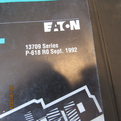 Eaton Fuller Transmission Illustrated Parts List Series 13709 P