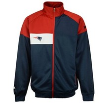 New England Patriots Size Medium Performance Full Zipper Hooded Sweatshirt