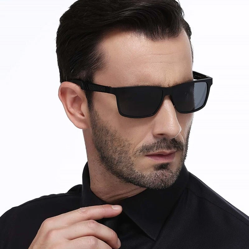 Gafas de sol fotocromáticas polarizadas HD de aluminio para hombres Gafas para conducir Gafas cuadradas Foto 4 de 4