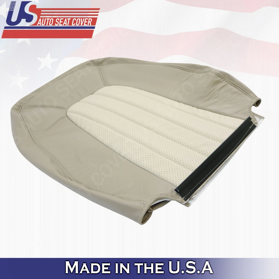 Mercury Mountaineer 2002 2003 2004 2005 pasajero parte superior inferior asiento de cuero tostado Foto 3 de 4