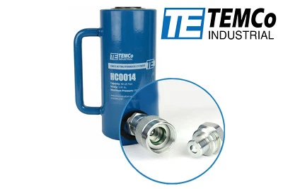TEMCo HC0014 - Hydraulic Cylinder Ram Single Acting 30 TON 6" Inch Stroke