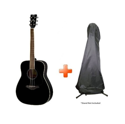 Yamaha FG820 Acoustic Guitar with Bonus Dust Cover (Black) | eBay