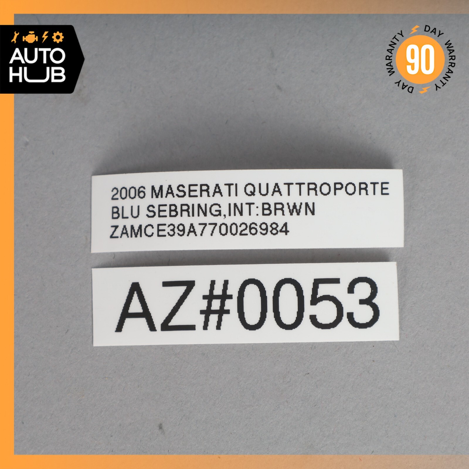 03-13 Maserati Quattroporte S Front Left Interior Trim Panel A Pillar Suede OEM