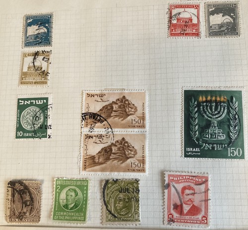 Asia 35 Used (Burma , Thailand, Philippines & Palestine) stamps (lot 831) - Picture 3 of 4