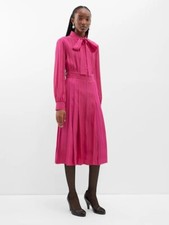 Gucci Interlocking G Chain silk Jacquard dress pink - BNWT - RRP$4,200 USD