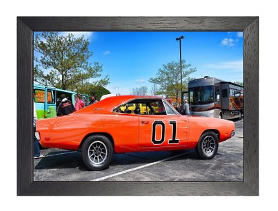 1969 Dodge Charger Foto Oldtimer Druck Mopar Oldtimer Fahrzeug Poster