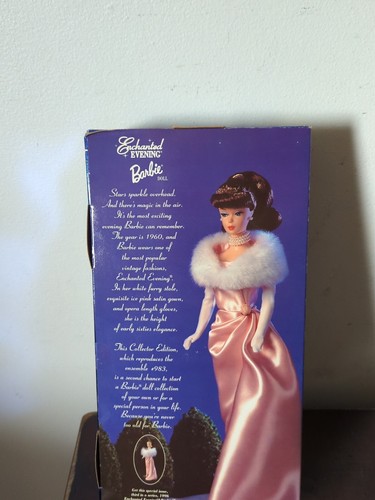 Muñeca Barbie Mattel 15407 1995 noche encantada años 60 moda repro morena - Imagen 8 de 13