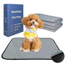 Washable Pee Pads for Dogs,Waterproof Dog Training Pads,Playpen Mat,Non-Slip ...
