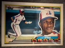 OTIS NIXON 1989 TOPPS BIG, #234, MONTREAL EXPOS