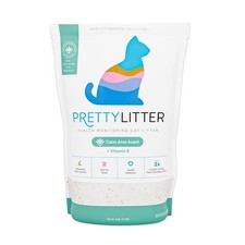 PrettyLitter Monitoring Cat Litter Calm Aloe, Non Clumping Lightweight ...