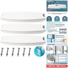 Universal Swimming Pool Ladder Rung Step Replacement 18 Inch 3 Pack White