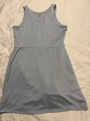 GapFit Light Blue Active Exercise Dress With Built-In Shorts & Pockets Size S