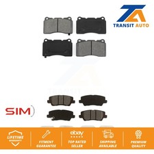 Front Rear Semi-Metallic Brake Pads Kit For Cadillac ATS CTS KSM-100486