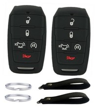 KAWIHEN Key Fob Shell Replacement for 2019 2020 2021 2022 2023 Ram 1500 Rubber