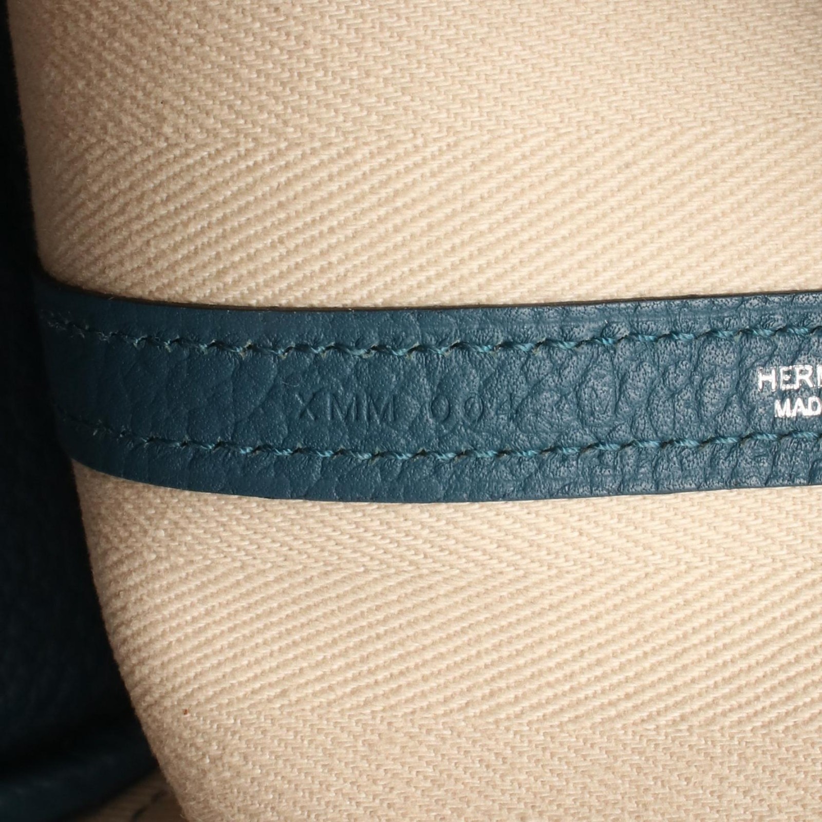 HERMES Garden party TPM Tote Bag X Toile Chevrons Country natural Colvert SHW thumbnail 5