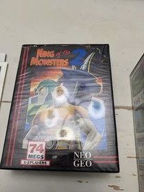 Neo Geo AES Gold System; 2 Controllers, Manuals, Accessories And 2 Games