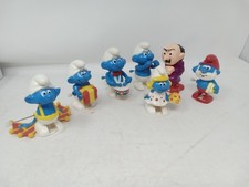1982 Galoob SMURFS Figures Walking Wind Up Walker Lot Vintage Smurfette Gargamel