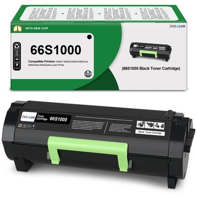 66S1000 Toner Cartridge High Yield for Lexmark 66S1000 Black Toner with Lexma...