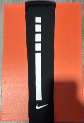 Nike Compression Cycling Leg Warmers Black/White S/M Solid 1 Pair