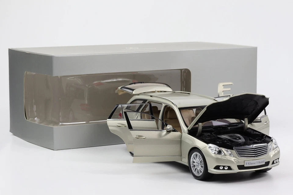 1:18 Minichamps Mercedes-Benz S212 Modello T Perlbeige Metallic Full Ope - Immagine 2 di 4