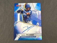 2025 BOWMAN'S BEST YANDEL RICARDO BEST OF 2025 BLUE REFRACTOR AUTO 136/150
