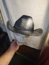 Black Shiny Western Cowboy Hat